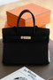 Hermès Birkin 30 – Black Barenia GHW/SHW