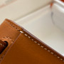 Hermès Mini Halzan – Natural Barenia Handmade