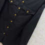 Schiaparelli Eagle Collar Shirt – Black