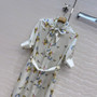 Christian Dior Garden World Oriental Floral Print 100% Silk Charmeuse Dress – Ivory