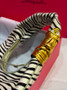 Schiaparelli Large Soufflé Bag Zebra Print