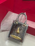 Schiaparelli Face Bag Small Red Lizard