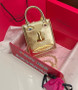 Schiaparelli Face Bag Small Black Lizard