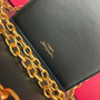 Schiaparelli Serrure Clutch Black Textured