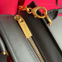 Schiaparelli Serrure Clutch Black Textured