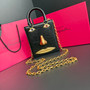 Schiaparelli Face Tote Small Gold Croc