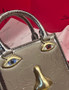 Schiaparelli Face Tote Large Grey