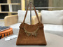 Chloé Charms Suede Hobo Dark Brown