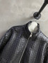 Bottega Veneta Spring 2026 Hand-Knitted Nappa Jacket - Black