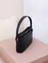 Miu Miu Nappa Leather Tote Bag - Black