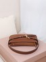 Miu Miu Nappa Leather Tote Bag - Cognac