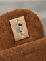 Chanel Classic Flap Bag in Brown Suede with Gold Tone Hardware