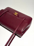 Chanel SS26 Preppy Coco Small Flap Bag - Grained Shiny Calfskin & Gold-Tone Metal - Bordeaux