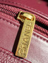 Chanel SS26 Preppy Coco Small Flap Bag - Grained Shiny Calfskin & Gold-Tone Metal - Bordeaux