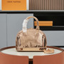 Louis Vuitton Alma BB M27037 Metallic Copper Monogram Vernis Handbag