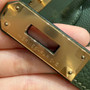 Hermes Birkin 35 Togo Leather Olive Green Gold Hardware