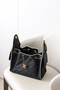 CHANEL 25 Mini Handbag   Braided Raffia, Calfskin & Gold-Tone Metal Black