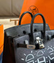 Hermès Birkin 20 Faubourg – "The Midnight Edition" (En Desordre Style)