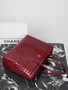 Chanel Executive Cerf Tote Bordeaux Shiny Crocodile Gold Hardware