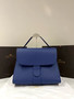Delvaux Brillant Tempo Large Royal Blue Allure Calf, Palladium Hardware