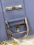 Delvaux Brillant Tempo Large Royal Blue Allure Calf, Palladium Hardware