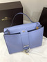Delvaux Brillant Tempo Large Royal Blue Allure Calf, Palladium Hardware