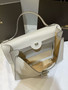 Delvaux Brillant Tempo Large Sand Allure Calf, Gold Hardware