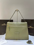 Delvaux Brillant Tempo Large Sage Green Allure Calf, Gold Hardware