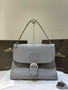 Delvaux Brillant Tempo Large Pearl Grey Allure Calf, Palladium Hardware