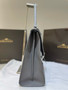 Delvaux Brillant Tempo Large Pearl Grey Allure Calf, Palladium Hardware