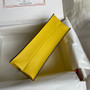 Kelly Dance Lemon Yellow Evercolor Leather Gold & Silver Hardware