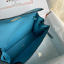 Kelly Dance Northern Blue Evercolor Leather Gold & Silver Hardware