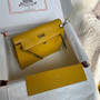 Hermes Kelly Dance Evercolor Leather Gold  Hardware