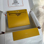 Hermes Kelly Dance Evercolor Leather Gold  Hardware