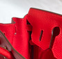 Hermès Birkin Rouge Chine China Red Togo Leather Palladium Hardware Bag