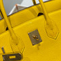 Hermès Birkin Amber Yellow Togo Leather Palladium Hardware Bag