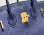 Hermès Birkin Bleu Indigo Indigo Blue Togo Leather Palladium Hardware Bag