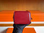 Hermès Picotin Lock Micro (14cm) in Red Box Calfskin