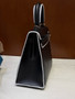 Hermès Kelly Sellier Sogueira 25 in Noir with Contrast Trim