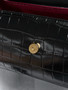 Chanel Shiny Crocodile-Embossed Calfskin Mini Top Handle Flap Bag