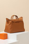 Hermès Oxer Shoulder & Top Handle Bag in Toffee  Evercolor Leather