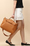 Hermès Oxer Shoulder & Top Handle Bag in Toffee  Evercolor Leather