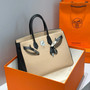 Hermès Birkin 35 Special Order (HSS) Bicolor in Dove Gray & Black Togo