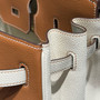 Hermès Birkin 35 Special Order (HSS) Bicolor in Gold & Craie Togo