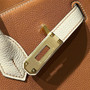 Hermès Birkin 35 Special Order (HSS) Bicolor in Gold & Craie Togo