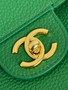 Chanel Classic Flap Maxi SS2026 Green Caviar Gold Hardware