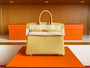 Hermès Birkin 25 Metallic Chèvre Olympic Gold Limited Edition (GHW)