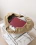 Chanel Quilted Suede Chain Hobo Bag — Beige with Gold Hardware