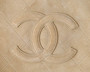 Chanel Quilted Suede Chain Hobo Bag — Beige with Gold Hardware