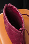 Chanel Quilted Lambskin Drawstring Bucket Bag — Burgundy with Gold Hardware
